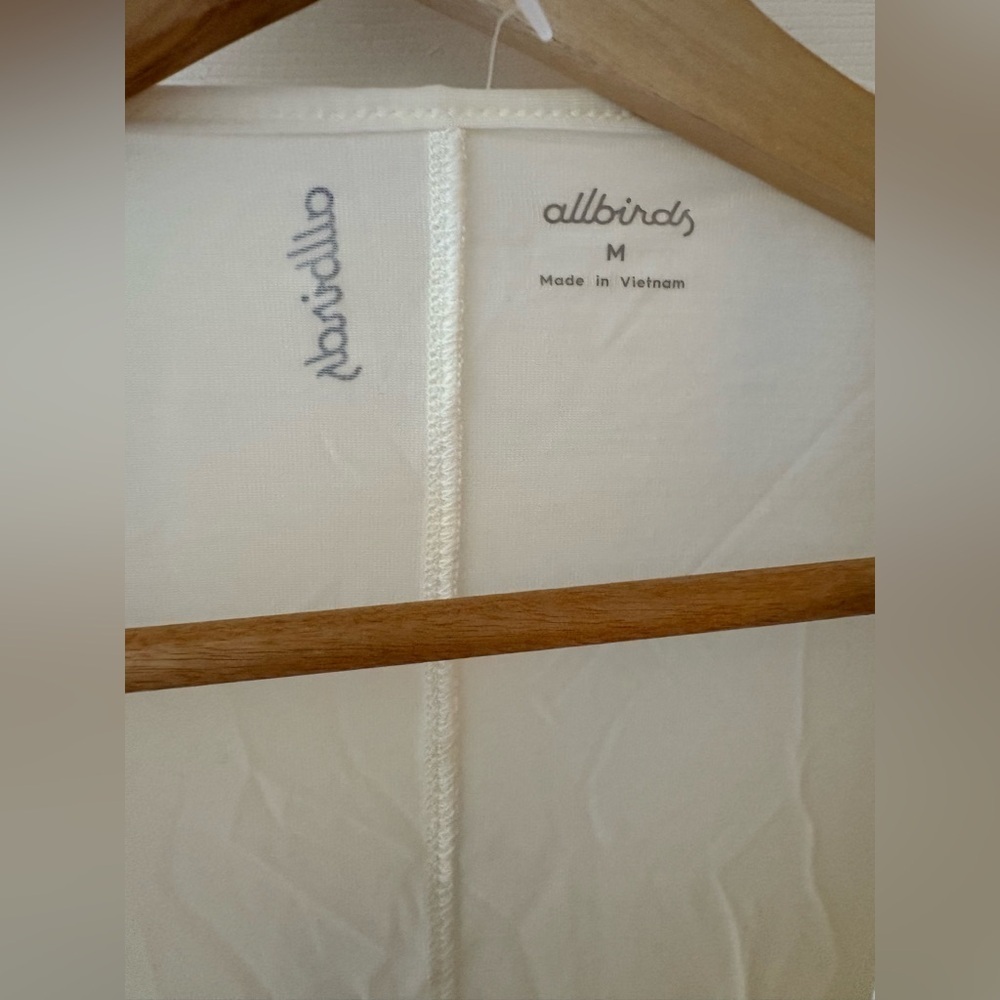 Allbirds NWT natural flow studio long sleeve top medium merino wool blend - Picture 4 of 12